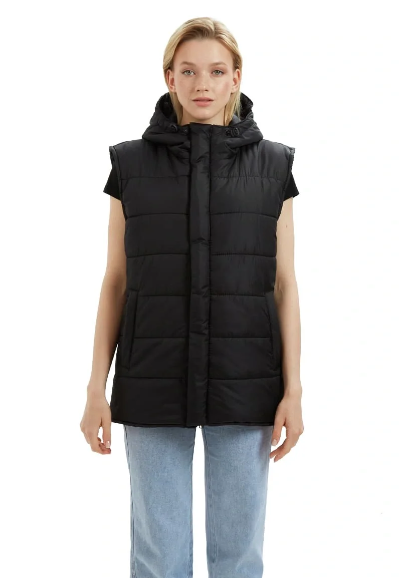 Жилет утеплённый "ДЕЛЬТА" , цвет: черный, ткань: Дюспо - фото 7