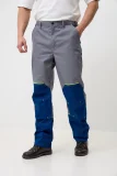 Брюки Волна-2 (35% хлопок, 65% пэ)), серые/синий - фото 4