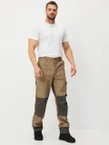 Брюки Канзас (тк.100% хлопок), бежевый/хаки - фото 2