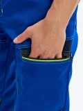 Брюки Волна-3 (тк.35% хлопок, 65% пэ), васильковый/синий - фото 8