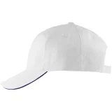 Бейсболка Buffalo, белая с темно-синим - фото 2