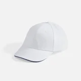 Бейсболка Buffalo, белая с темно-синим - фото 5