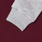 Бомбер College, бордовый - фото 5