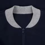 Бомбер College, темно-синий - фото 3