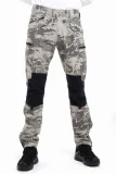 Брюки мужские YUMCO А2200392М, цвет серый камуфляж - фото 4