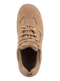 Полуботинки (кроссовки) "КОБРА" нат.кожа/текстиль, цвет: бежевый - фото 6