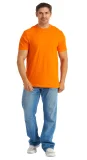 Футболка оранжевая - фото 1