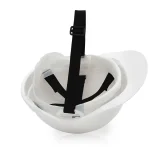 Каска защитная ЕЛАНПЛАСТ ЕВРОПА белая (ленточное оголовье) - фото 8