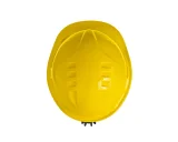 Каска защитная ЕЛАНПЛАСТ ЕВРОПА-ЛЮКС желтая (ленточное оголовье, храповый механизм) - фото 8