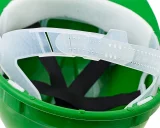 Каска защитная ЕЛАНПЛАСТ ЕВРОПА зеленая (ленточное оголовье) - фото 9