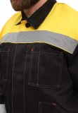 Костюм рабочий "Легион" черный/желтый - фото 8