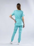 Костюм женский "Джеки" ментоловый, тк.Стрейч,120 - фото 2