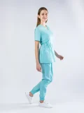 Костюм женский "Джеки" ментоловый, тк.Стрейч,120 - фото 4