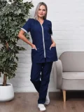 Костюм женский "Есения" т.-синий - фото 1