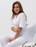 Костюм женский "Магнолия" белый - фото 15