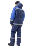 Костюм зимний "Скандин-СОП" куртка/полукомб. цвет: т.синий/василек - фото 6