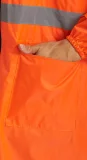 Плащ ВВЗ сигнальный нейлон с ПВХ оранжевый - фото 4