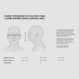 Полумаска защитная из термопласта, размер M, 5500 Jeta Safety (аналог 3M-6200) - фото 6