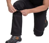 Брюки мужские "Люкс" чёрные модернизированного покроя с усиленными карманами - фото 6