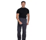 Брюки мужские "Люкс" серые модернизированного покроя с усиленными карманами - фото 2