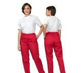Брюки женские "Хирург" красные - фото 1