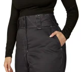 Брюки женские утеплённые "Бренд" тёмно-серые - фото 6