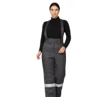 Брюки женские утеплённые "Профессионал" тёмно-серые - фото 2