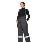 Брюки женские утеплённые "Профессионал" тёмно-серые - фото 3