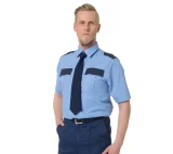 Галстук форменный на мягкой резинке с регулируемой длиной синий - фото 2