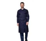 Халат кислотощелочестойкий (КЩС) мужской синий - фото 3