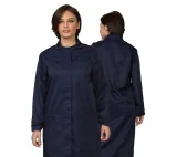 Халат кислотощелочестойкий (КЩС) женский синий - фото 1