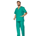 Костюм "Хирург" зелёный (блузон и брюки) - фото 4