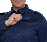 Костюм мужской "Альфа" синий (куртка и брюки) для охранников - фото 9