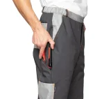 Костюм мужской "Бренд 1 2020" тёмно-серый/светло-серый (куртка и брюки) - фото 10