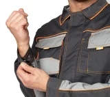 Костюм мужской "Бренд 1 2020" тёмно-серый/светло-серый (куртка и брюки) - фото 12