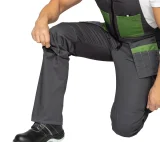 Костюм мужской "Бренд 2 2020" тёмно-серый/зелёный (куртка и полукомбинезон) - фото 18