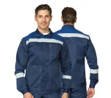 Костюм мужской "Пантеон 2 СОП" синий/василёк (куртка и полукомбинезон) - фото 1