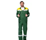 Костюм мужской "Пантеон 2 СОП" зелёный/жёлтый - фото 5