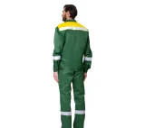 Костюм мужской "Пантеон 2 СОП" зелёный/жёлтый - фото 8