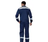 Костюм мужской "Пантеон СОП" синий/серый (куртка и брюки) - фото 4