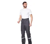 Костюм мужской "Профессионал 1" серый/чёрный (куртка и брюки) - фото 9