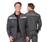 Костюм мужской "Профессионал 1" тёмно-серый/светло-серый (куртка и брюки) - фото 1