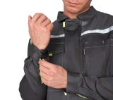 Костюм мужской "Профессионал 1" тёмно-серый/светло-серый (куртка и брюки) - фото 12