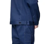 Костюм мужской "Профессионал 1" синий/бежевый (куртка и брюки) - фото 14