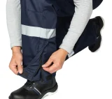 Костюм антистатический мужской утеплённый "Антистат" тёмно-синий/василёк (куртка и брюки) - фото 17