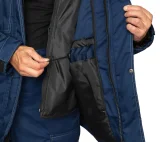 Костюм мужской утеплённый "Азимут" синий/чёрный (куртка и брюки) - фото 13