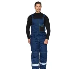 Костюм мужской утеплённый "Бренд К" тёмно-синий/чёрный - фото 5