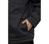 Костюм мужской утеплённый "Профессионал 2" тёмно-серый/чёрный (куртка и полукомбинезон) - фото 8