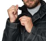 Костюм мужской утеплённый "Викинг" чёрный (куртка и брюки) - фото 26