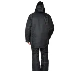 Костюм мужской утеплённый "Викинг" чёрный (куртка и брюки) - фото 5